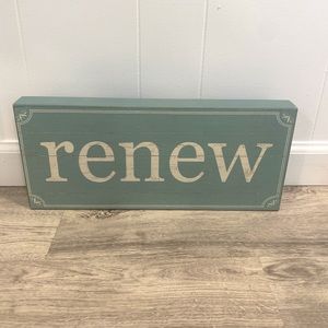 “RENEW” Trendy Room Decor